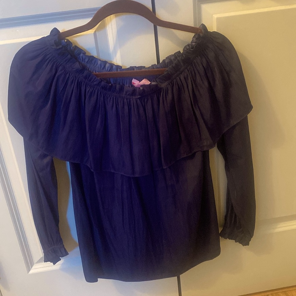 Lilly Pulitzer Off-The-Shoulder Blouse